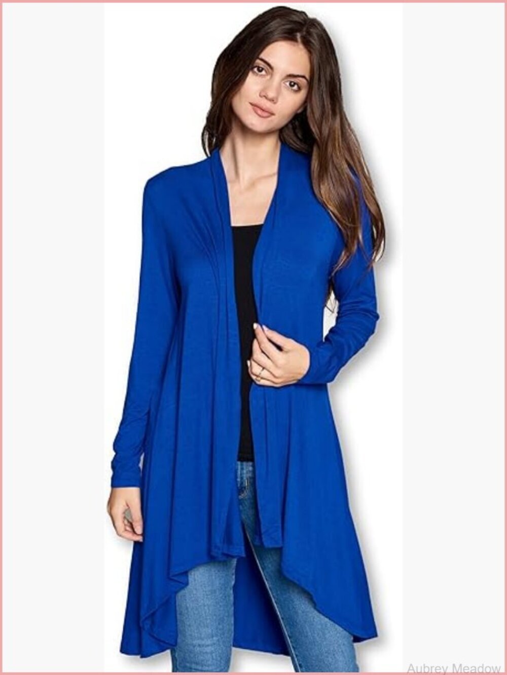 Women Long Duster Cardigan Open Front Flowy Viscose Bamboo Maxi Softest